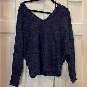BCBG V-neck cashmere blended sweater